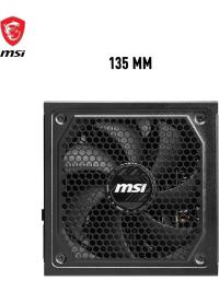 MSI MAG A1250GL PCIE5 1250W 80+ Gold Power Supply Bilgisayar Güç Kaynağı - 4